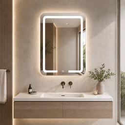 Rea Lustro ścienne LED 60x80cm SAB-3436