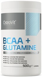OSTROVIT BCAA + Glutamina suplement diety Orange 500g