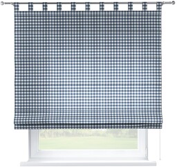 Roleta rzymska Verona, granatowo-biała kratka (1,5x1,5cm), Quadro