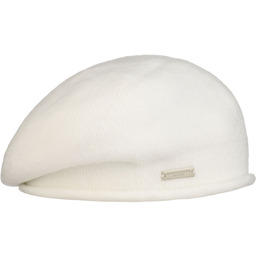 Beret Baskijski Maresa by Seeberger, biały, One Size