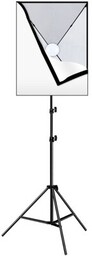 Zestaw studyjny Puluz Softbox LED 50x70cm, statyw, żarówka