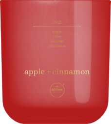 Aroma Home Xmass, świeca zapachowa, apple&cinnamon, 150 g