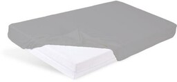 BabyMatex Prześcieradło BAMBOO z gumką 60x120cm GRAFIT