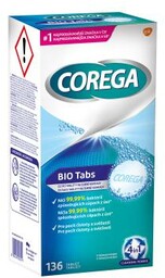 Corega Tabs Bio tabletki i roztwory czyszczące 136