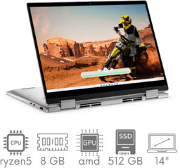 2w1 DELL Inspiron 7435 Ryzen 5 7530U 8GB
