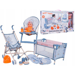 zestaw akcesoriów dla lalek Lalka z akcesoriami Łóżeczko