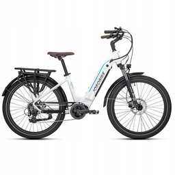 Rower Elektryczny Jobobike Linda 26" Bialy Bafang