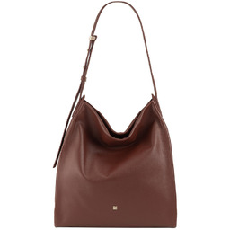 Skórzana stylowa duża damska torebka na ramię zgrabna