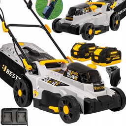 Kosiarka Akumulatorowa Bezszczotkowa 43CM Do Trawy 2X Aku