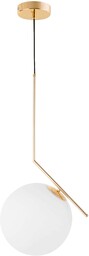 LAMPA WISZĄCA NOWOCZESNA ZŁOTA SORENTO D30 LUMINA DECO