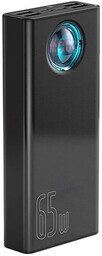 Powerbank Baseus Amblight 30000mAh, 4xUSB, USB-C, 65W (Czarny)