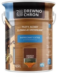 Drewnochron Impregnat Extra Powłokotwórczy Orzech Ciemny 4,5l