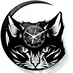 Instant Karma Clocks Kot Zegar ścienny winylowy Cat