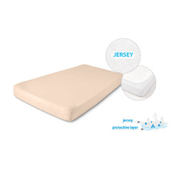 Babymatex Podkład higieniczny 70x140x10 jersey 15 beżowy nieprzemakalne