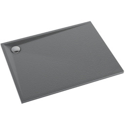 Schedpol Schedline Libra Anthracite Stone brodzik prostokątny 140x90x3cm