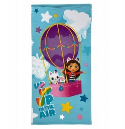RĘCZNIK PLAŻOWY KOCI DOMEK GABI GABBY''S DOLLHOUSE 70X140