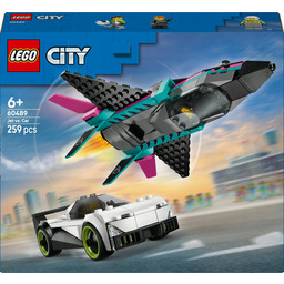 Lego City Odrzutowiec kontra samochód 60489