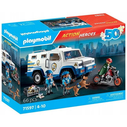 Playmobil Action Heroes 71597 Transporter pieniędzy