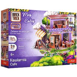 Trefl, Brick Trick My City, klocki konstrukcyjne Kawiarnia,