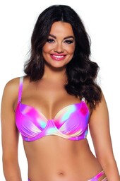 Biustonosz kąpielowy sk 163 Pastel tie dye plus