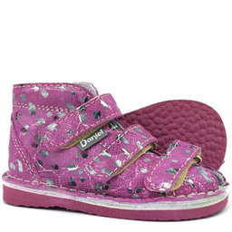 Kapcie Daniel sandałki profilaktyczne dziecięce fuksja 114 /róż