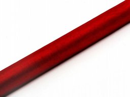 Organza gładka czerwona - 16 cm x 9