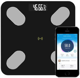 Inteligentna Waga Łazienkowa Smart Bluetooth 180KG