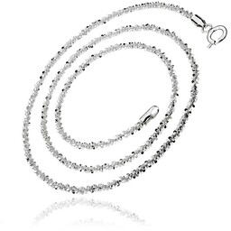 Delikatny srebrny ozdobny łańcuszek margherita 1,6mm srebro 925