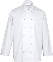 Nino Cucino Bluza kucharska, unisex, rozmiar L, biała