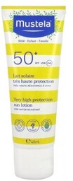 MUSTELA Mleczko przeciwsłoneczne bardzo wysoka ochrona SPF 50+,