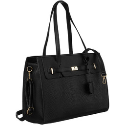 Torebka Ze Skóry Włoskiej PETERSON Elegancki Stylowy Kuferek