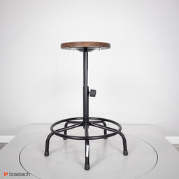 Taboret warsztatowy ciemny