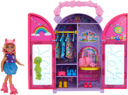 Barbie Szafa Chelsea Zestaw Lalka, ubranka i akcesoria