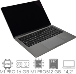 Apple MacBook Pro 14 A2442 M1 PRO 16GB