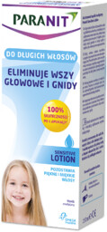 PARANIT Sensitive Lotion eliminuje wszy głowowe i gnidy,