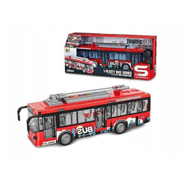 Trolejbus Miejski Z Dźwiękiem I Światłem