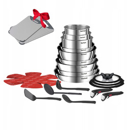 Zestaw garnków Tefal Ingenio Emotion 22el. Deski