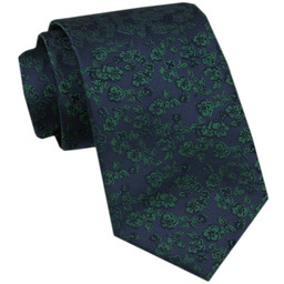 Elegancki Krawat Męski - Alties - Granat