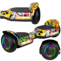 Deskorolka elektryczna Hoverboard deska 6,5" Led Rebel