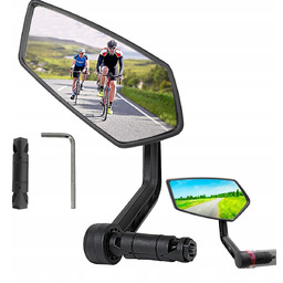 Lusterko rowerowe DO ROWERU NA KIEROWNICĘ LEWE Uniwersalny