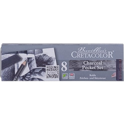 Cretacolor 460 08 zestaw kieszeni na węgiel drzewny