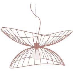 Lampa Wiszące Globen Lighting, RAY, ściemnialny, pudrowy róż,