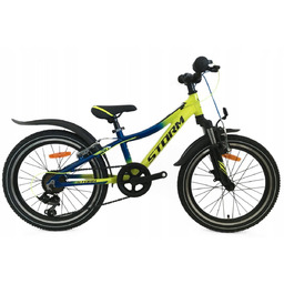 Rower STORM RACER 20 2VBR żółty/granat