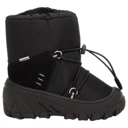 BARTEK śniegowce 11045703 dla dzieci czarne kozaki ocieplane,