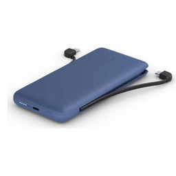 Powerbank Belkin 10000MAH Z Kablem Usb-c Lightning Niebieski