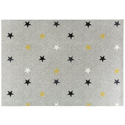 Dywan Dla Dziecka Dzieci Szary Żółty Gwiazdki