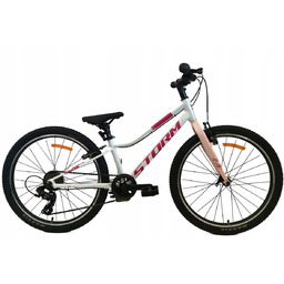 Rower STORM BELLA 24 2VBR perła