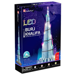 CUBIC FUN Puzzle 3D LED Burj Khalifa L133H