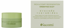 Nacomi Rich&comfy regeneration Krem pod oczy Avokado 15ml