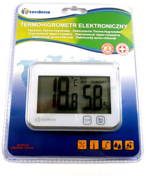 Termometr elektroniczny wewnętrzny TERDENS z higrometrem